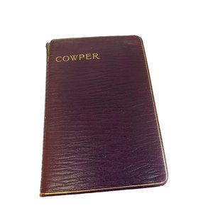 The Poetical Works of William Cowper Book Timeless Masterpieces of Poetry